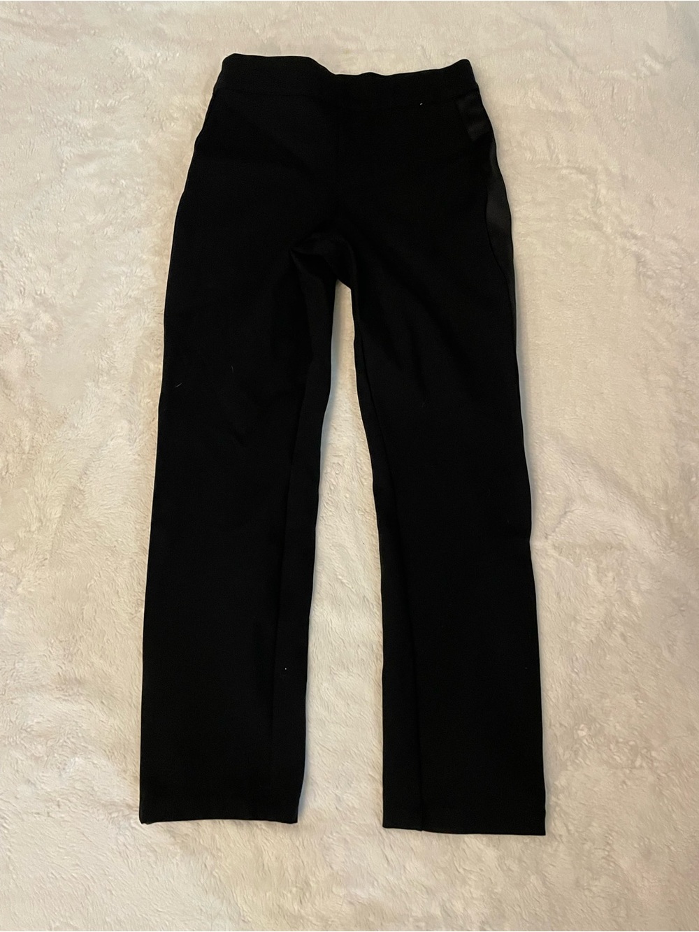 SPANX Men's Black Straight-Leg Ponte Pants